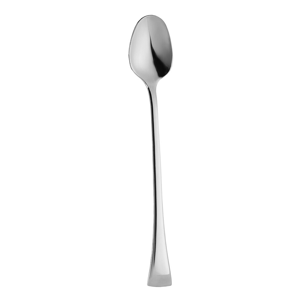 WNK Eclipse from Steelite International 7 3/4" 18/10 Stainless Steel Extra Heavy Weight Iced Tea Spoon - 12/Case