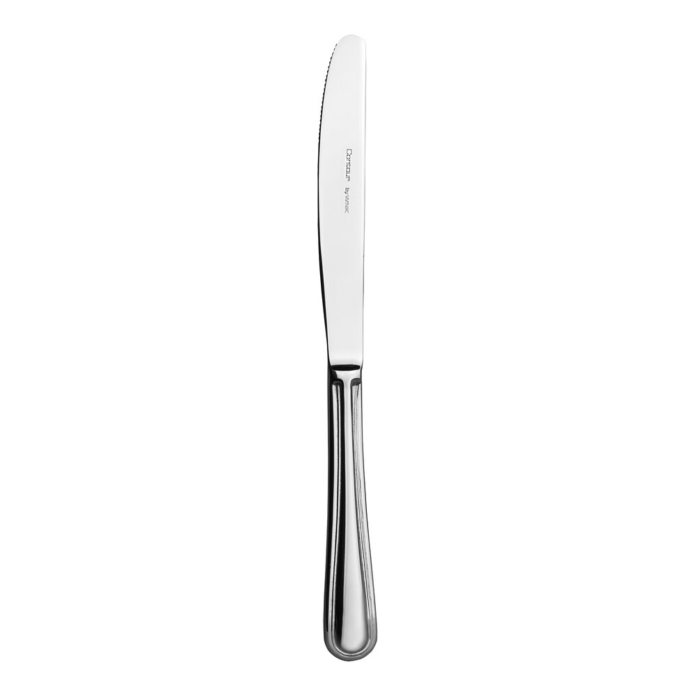 WNK Contour from Steelite International 8" 18/10 Stainless Steel Extra Heavy Weight Dessert Knife - 12/Case