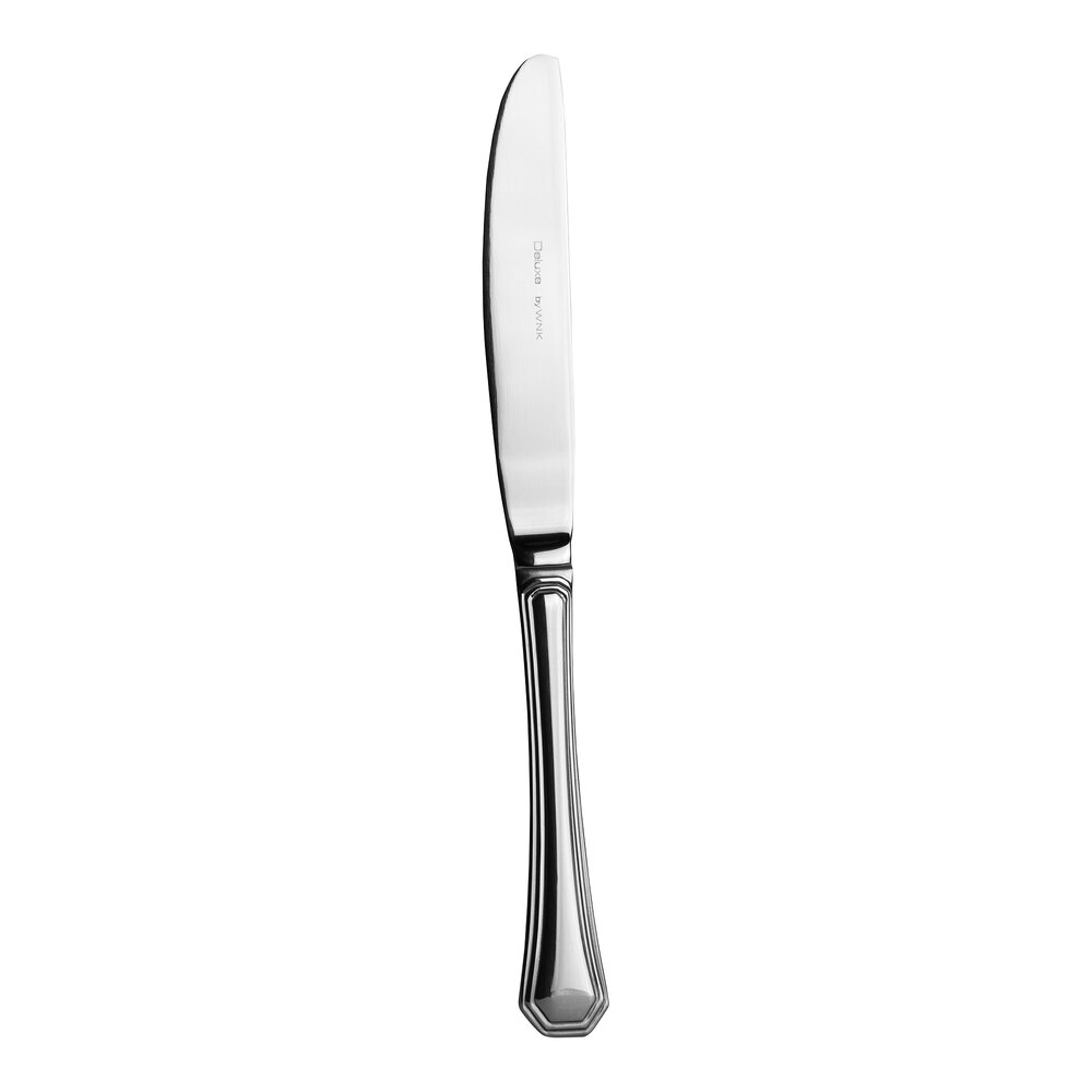 WNK Deluxe from Steelite International 7 1/4" 18/10 Stainless Steel Extra Heavy Weight Butter Knife - 12/Case