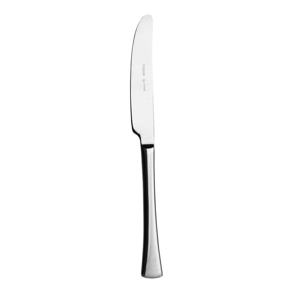 WNK Eclipse from Steelite International 7 1/4" 18/10 Stainless Steel Extra Heavy Weight Butter Knife - 12/Case
