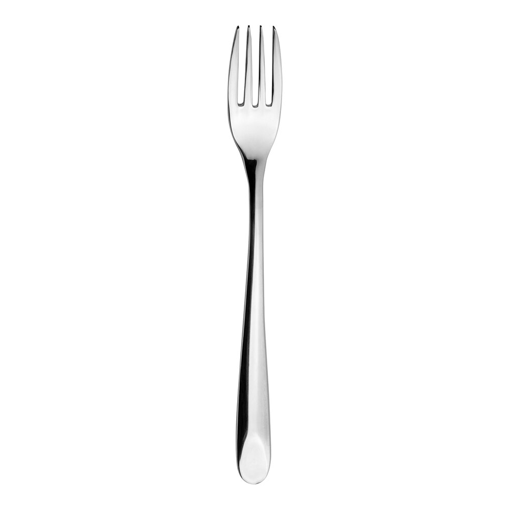 WNK Harlan from Steelite International 8" 18/10 Stainless Steel Extra Heavy Weight Dinner Fork - 12/Case