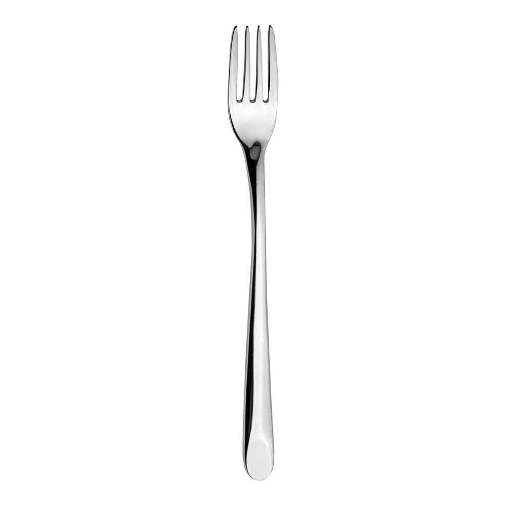 WNK Harlan from Steelite International 7 1/2" 18/10 Stainless Steel Extra Heavy Weight Salad / Dessert Fork - 12/Case