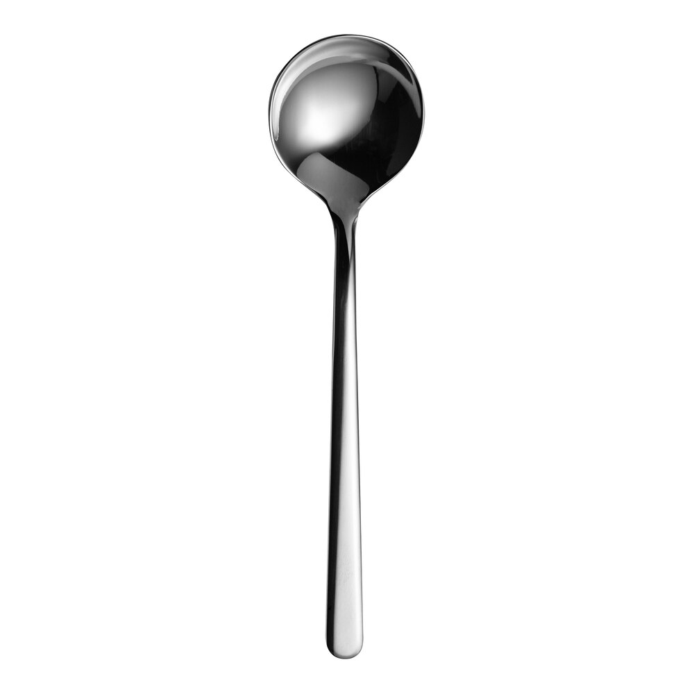 WNK Togo from Steelite International 7 1/4" 18/10 Stainless Steel Extra Heavy Weight Round Bowl Soup Spoon - 12/Pack