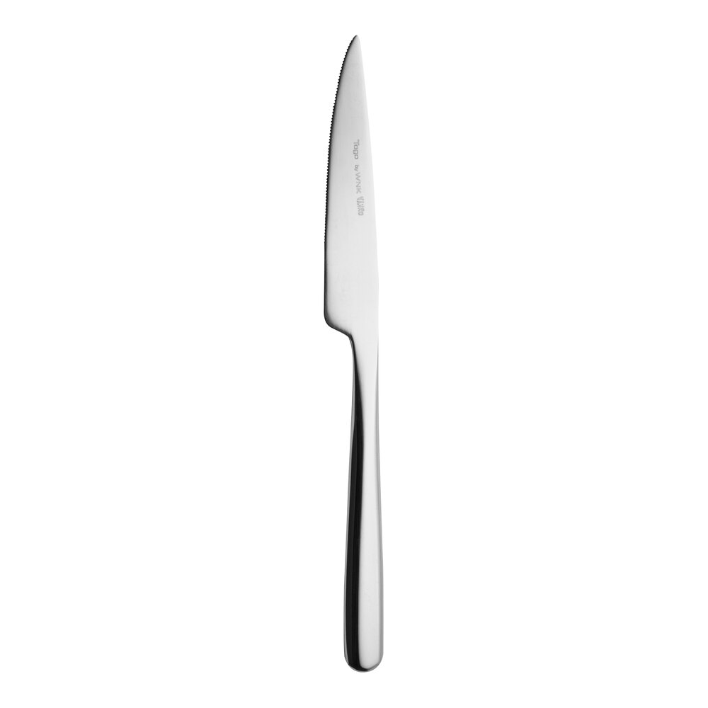 WNK Togo from Steelite International 8 1/4" 18/10 Stainless Steel Extra Heavy Weight Dessert Knife - 12/Pack