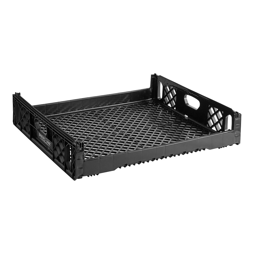 Baker's Lane 29" x 26" x 6" Black Bread Tray