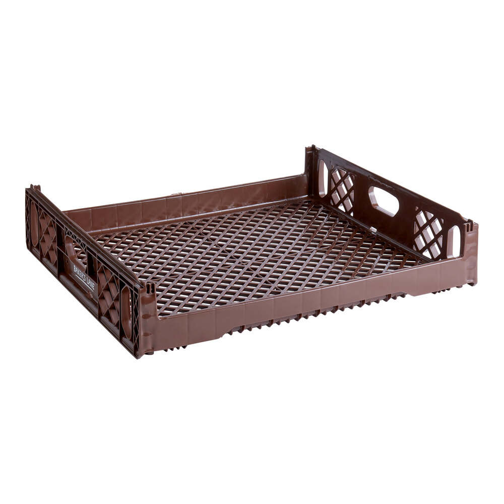 Baker's Lane 29" x 26" x 6" Brown Bread Tray