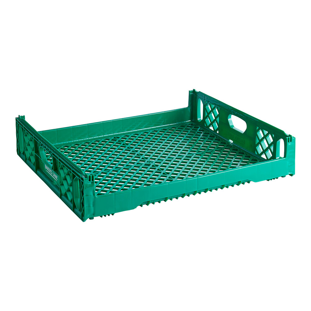 Baker's Lane 29" x 26" x 6" Green Bread Tray
