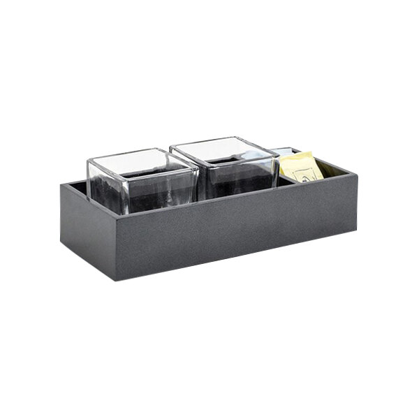room360 New York 9" x 4" Onyx Resin Organizer - 6/Case