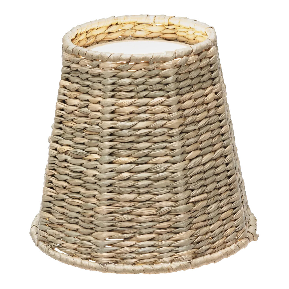 Zafferano America Empire Seagrass Woven Lampshade for Poldina Lamps