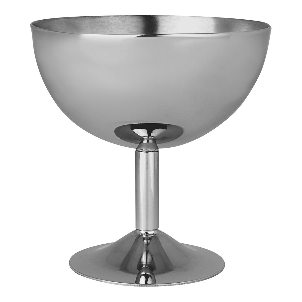Williamsburg Metalworks by Steelite International 18.5 oz. Stainless Steel Serving Bowl with Base
