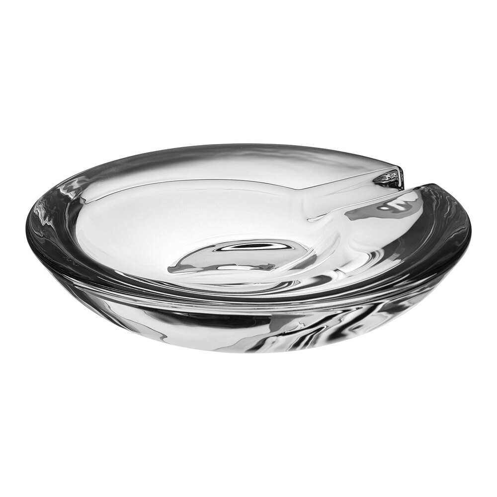 Nude Torcedor from Steelite International 7 3/8" x 1 1/2" Crystal Glass Cigar Ashtray - 6/Case