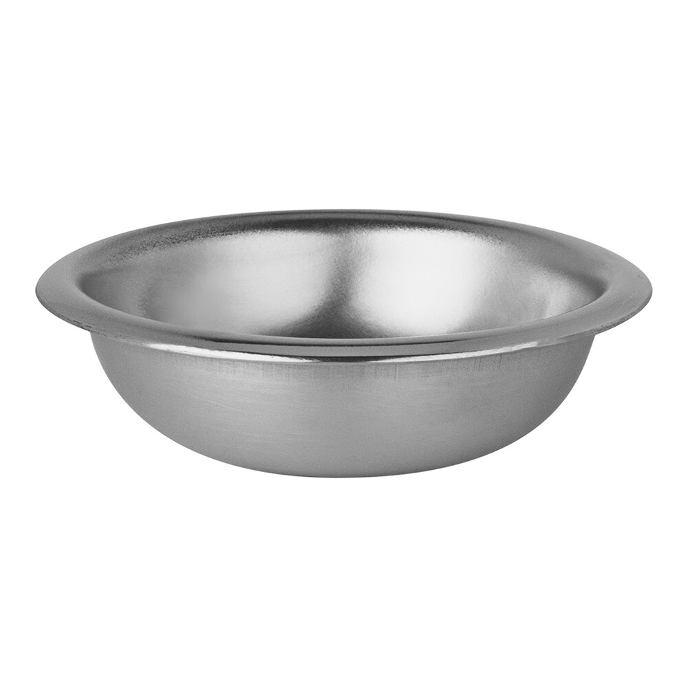 Williamsburg Metalworks by Steelite International 3 7/8" Stainless Steel Center Bowl for Individual Caviar Server