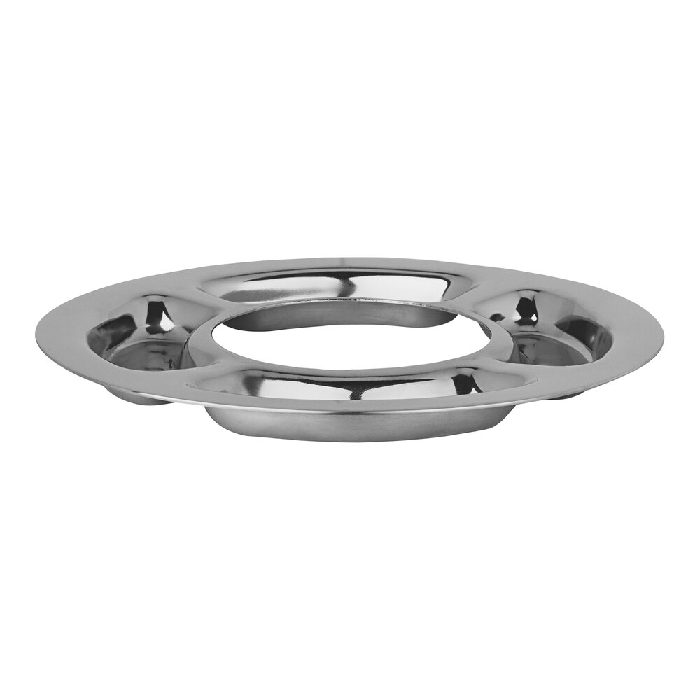 Williamsburg Metalworks by Steelite International 7 3/4" Stainless Steel Lid for Individual Caviar Server