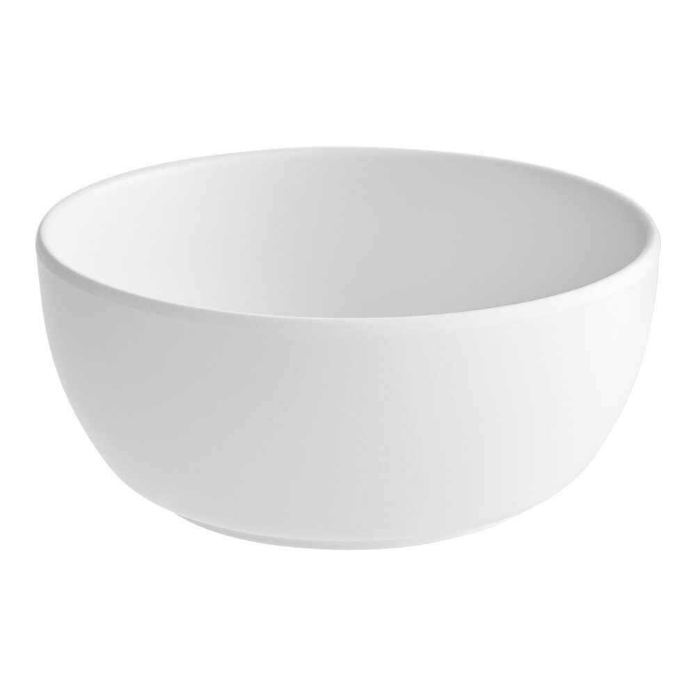 American Metalcraft Ani 12 oz. White Round Melamine Bowl