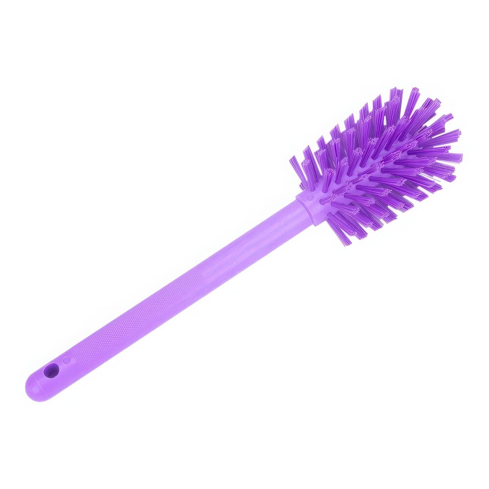 Carlisle Sparta 12" Purple Carafe and Server / Bottle Cleaning Brush - 2 3/4" Bristle Diameter 40000EC68