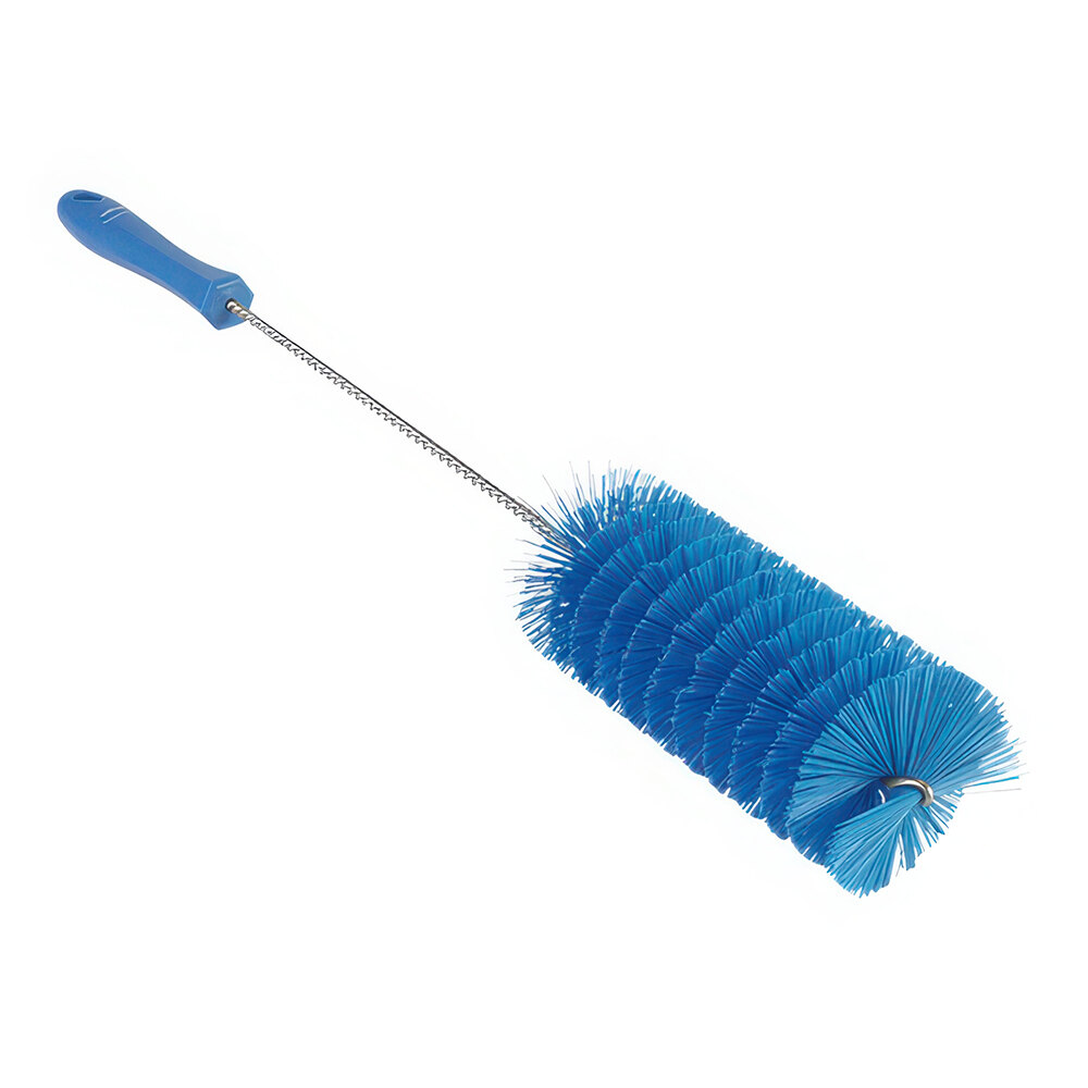 Vikan 2 7/16" Blue Medium Polyester Tube Brush 53703