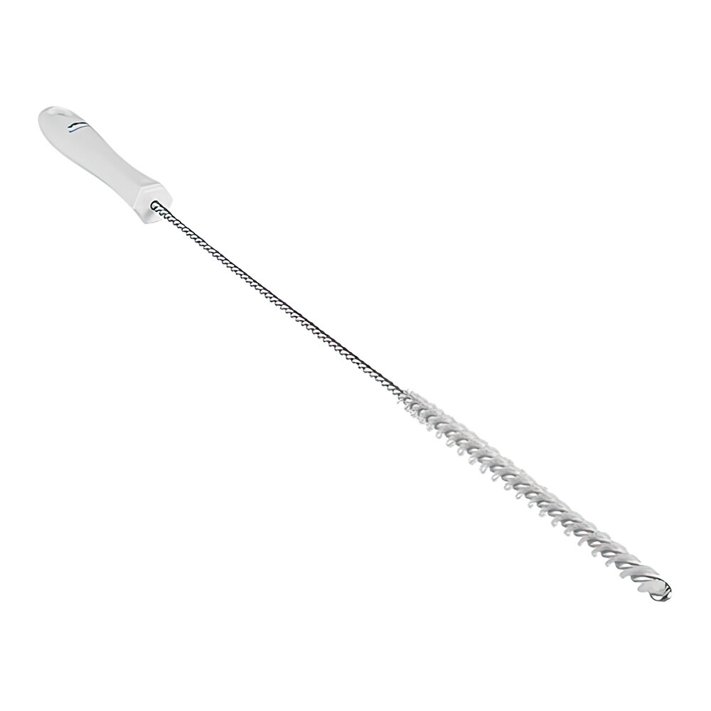 Vikan 7/16" White Stiff Polyester Tube Brush 53755