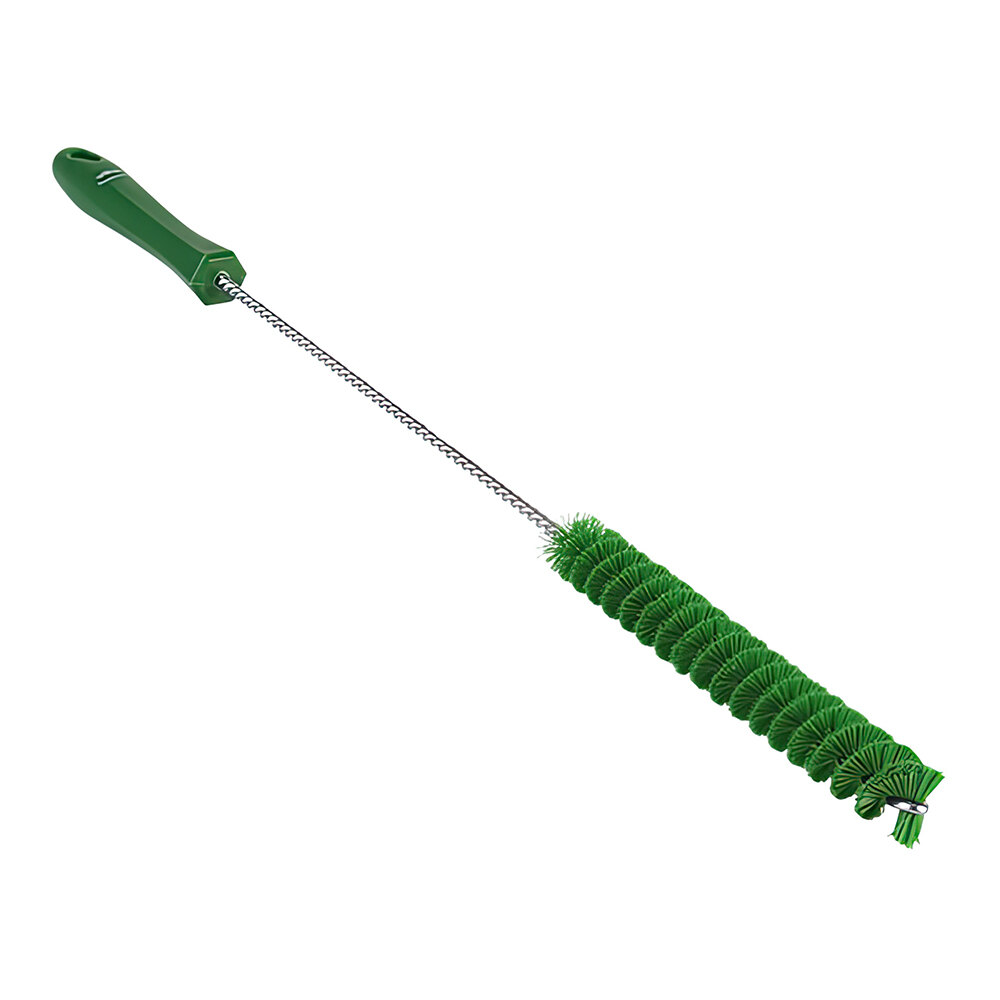 Vikan 13/16" Green Medium Polyester Tube Brush 53762