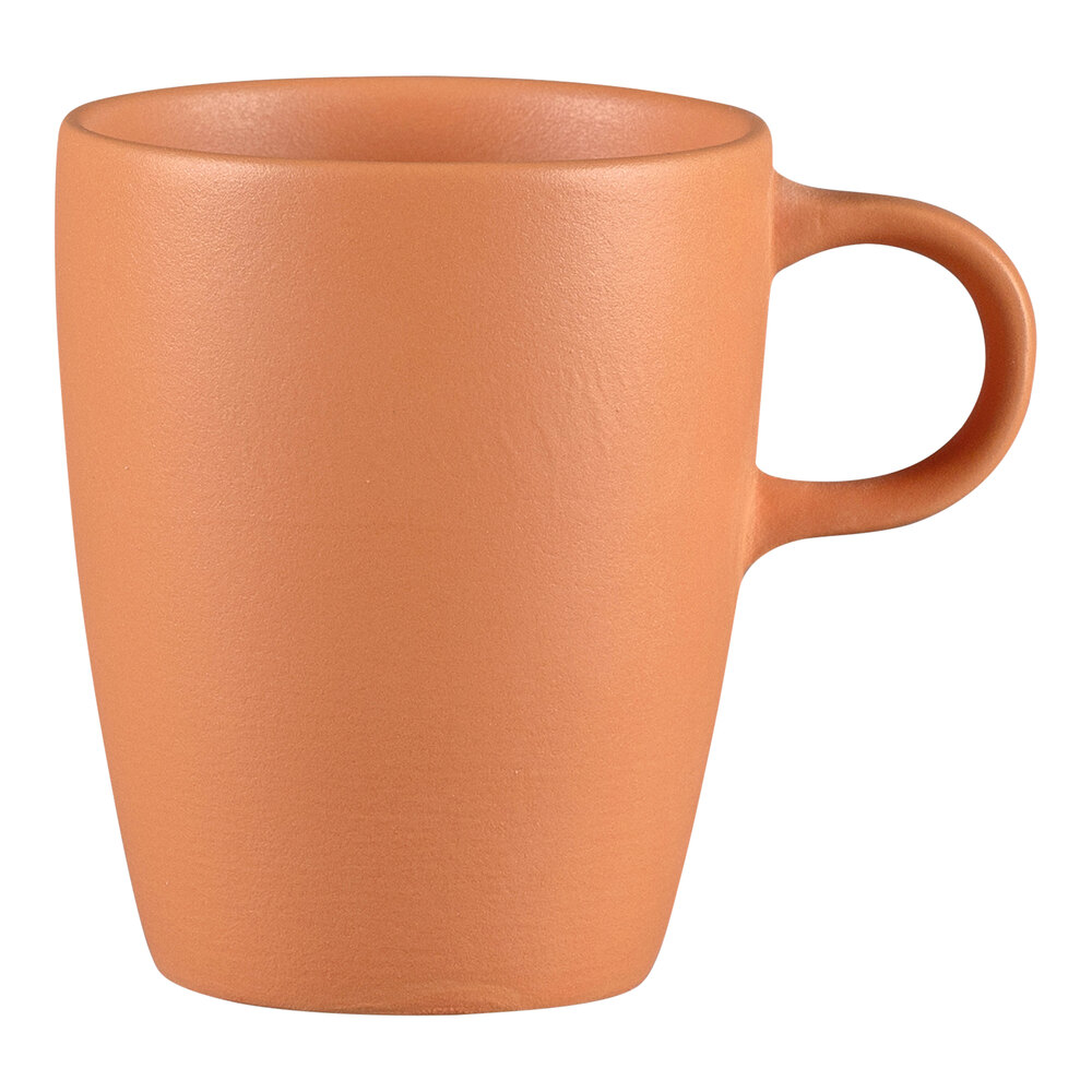 RAK Porcelain Tero Prima 7.8 oz. Terra Cotta Porcelain Cup - 12/Case