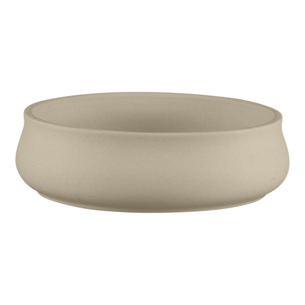 RAK Porcelain Baantna Argila Epura 9.3 oz. Gray Porcelain Thali Bowl - 12/Case