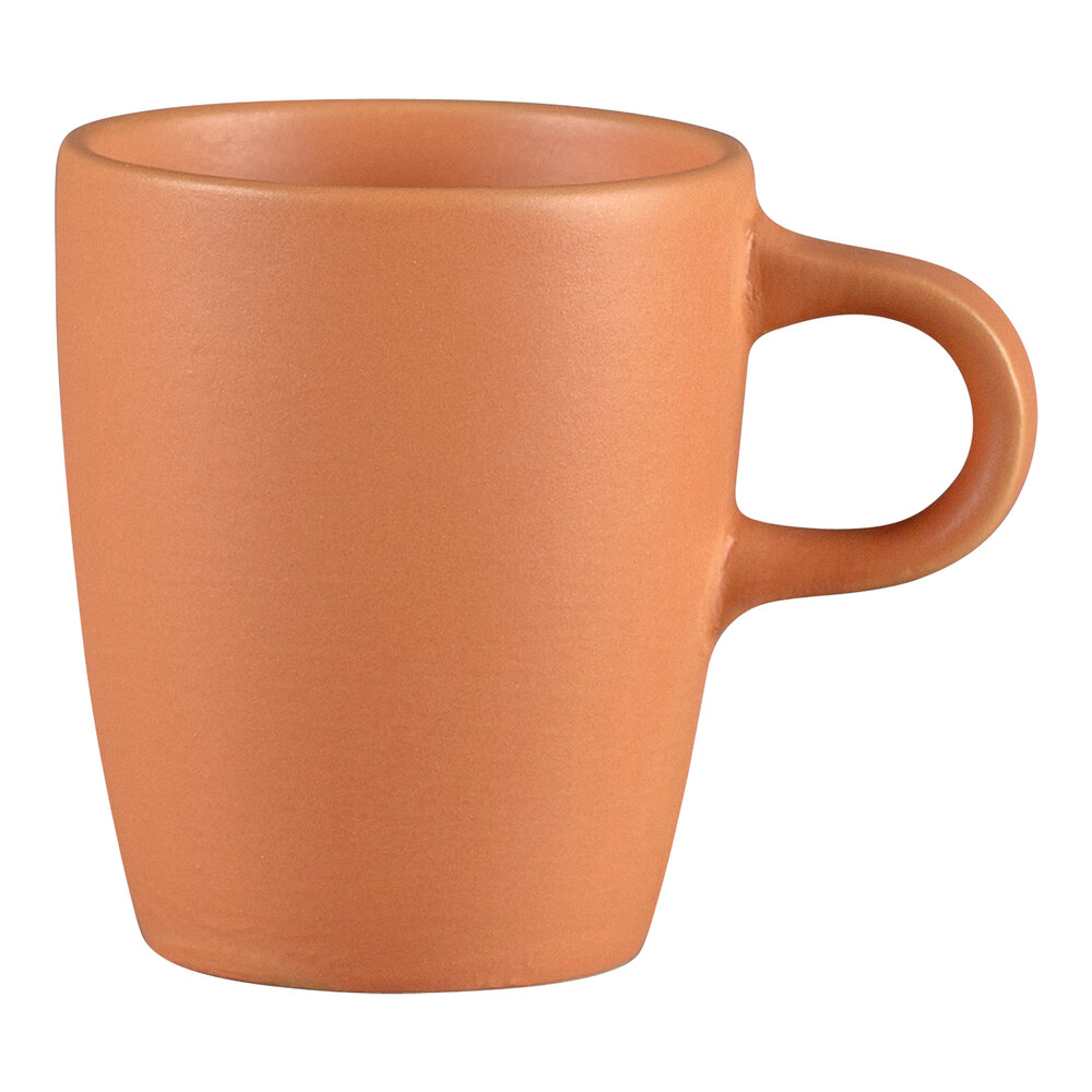 RAK Porcelain Tero Prima 3 oz. Terra Cotta Espresso Cup - 12/Case