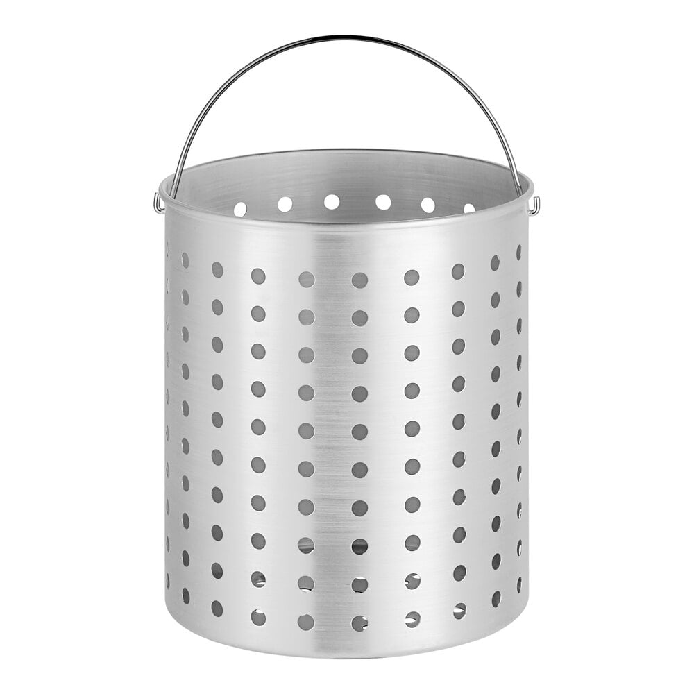 Choice 60 Qt. Aluminum Stock Pot Steamer Basket
