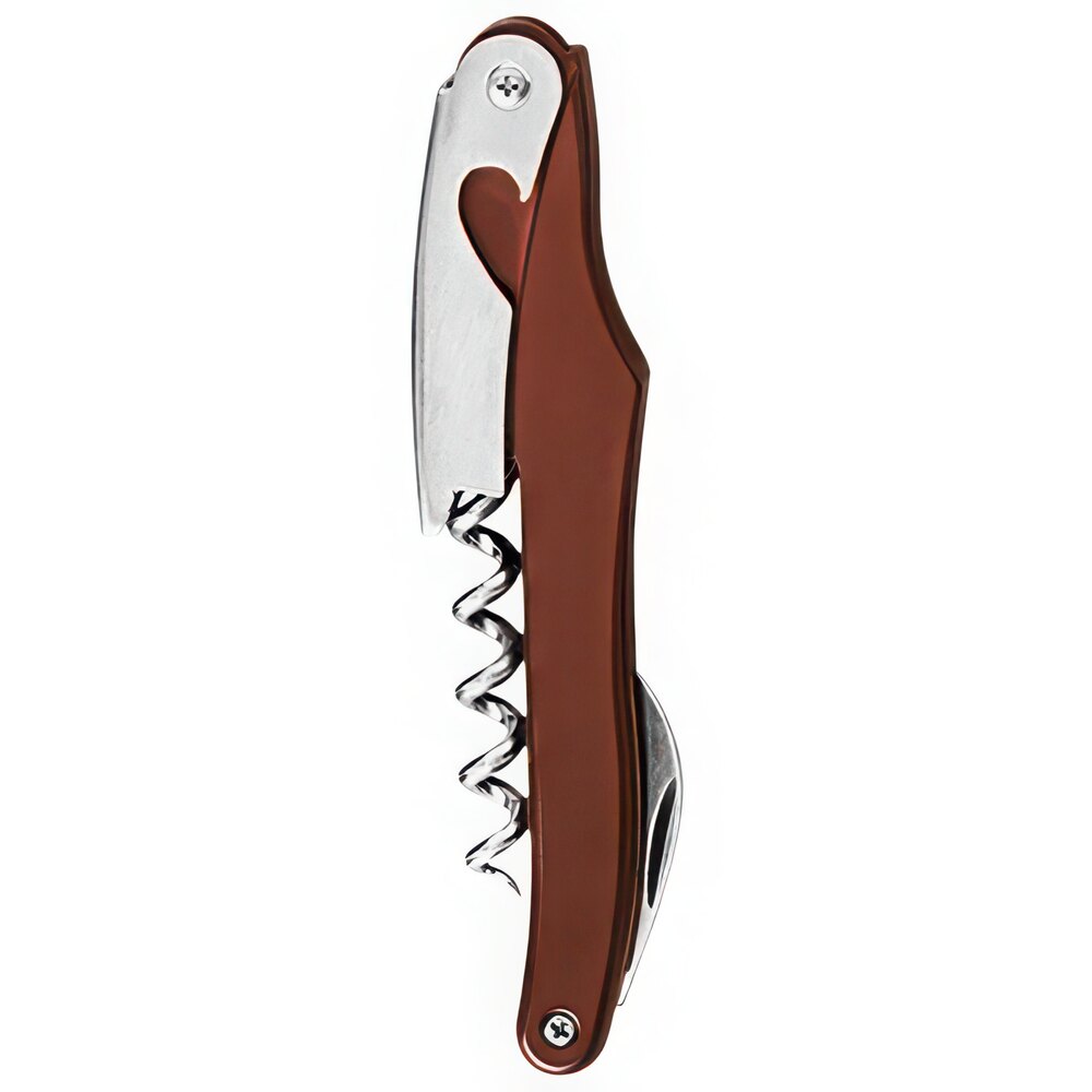 Franmara Prestigio Waiter's Corkscrew with Anodized Burgundy Aluminum Handle 3185-03