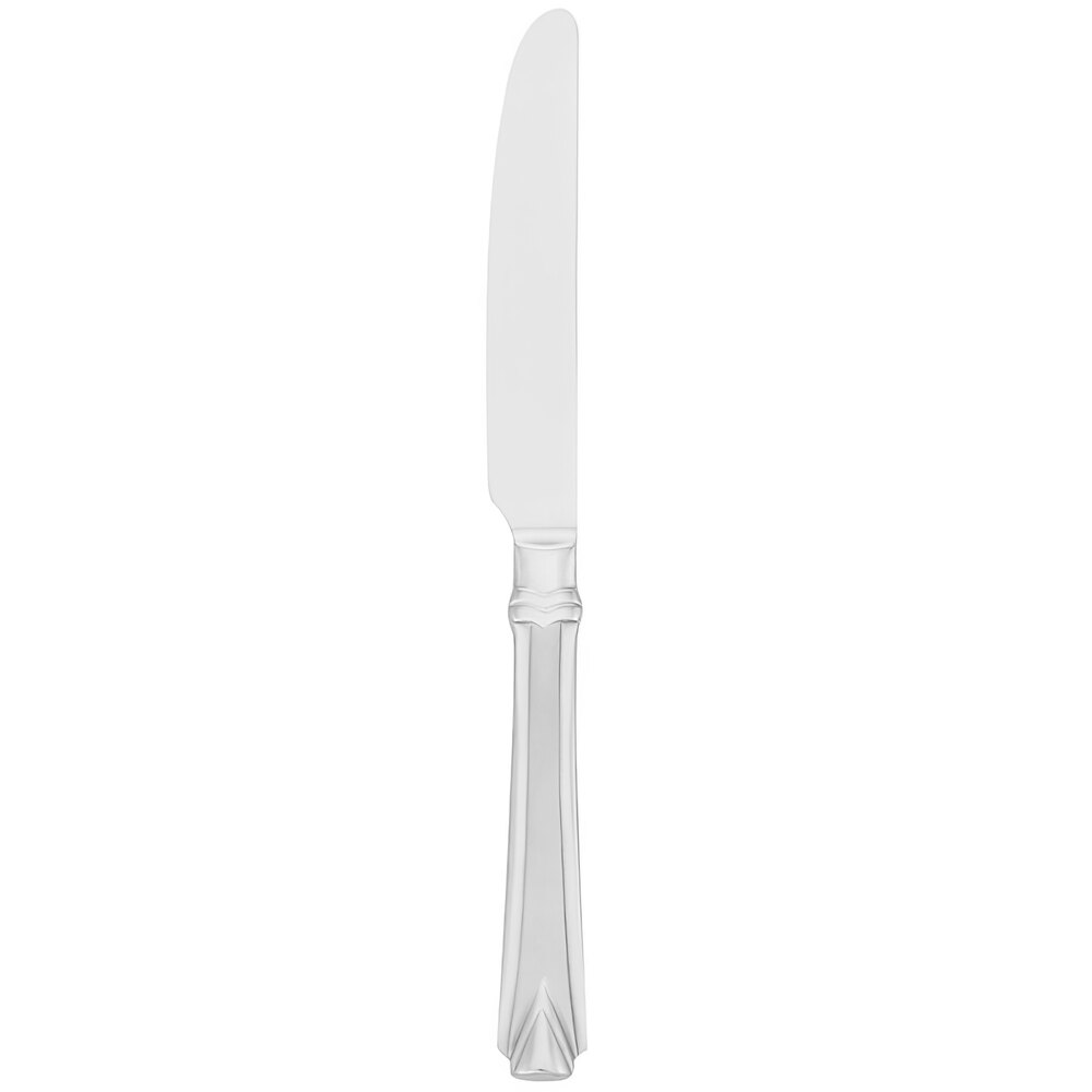 Walco Athenian from Steelite International WL26451 9 3/4" 18/10 Stainless Steel Extra Heavy Weight European Table Knife - 12/Case