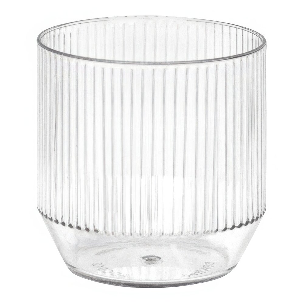 Front of the House Gatsby 10 oz. Ice SAN Plastic Rocks / Old Fashioned Glass - 12/Pack