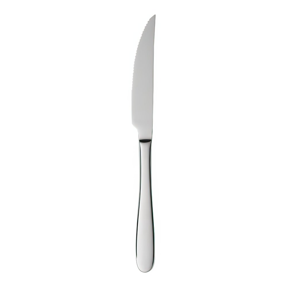 Libbey Novara 9" 18/0 Stainless Steel Heavy Weight Steak Knife - 12/Case