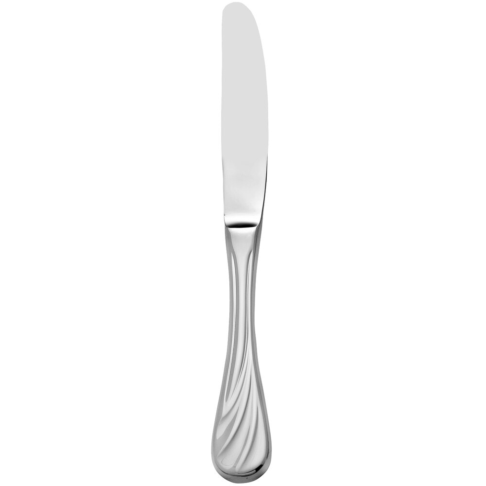 Libbey 491 2701 Serenade 9 1/4" 18/8 Stainless Steel Extra Heavy Weight Dinner Knife with Hollow Handle - 12/Case