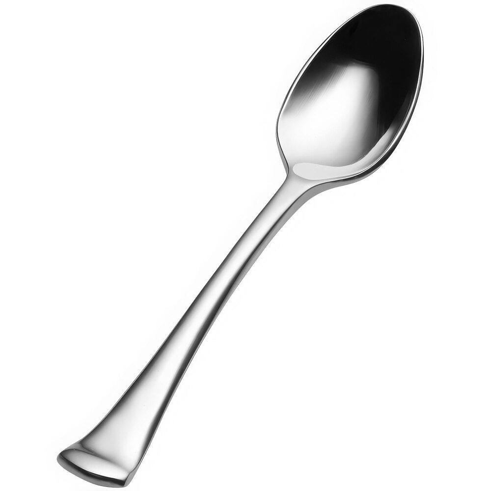 Bon Chef S3216 Aspen 5" 18/10 Stainless Steel Extra Heavy Demitasse Spoon - 12/Case
