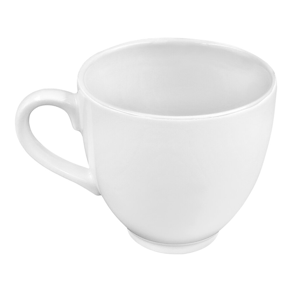RAK Porcelain Classic Polaris 3 oz. Bright White Porcelain Cup - 12/Case