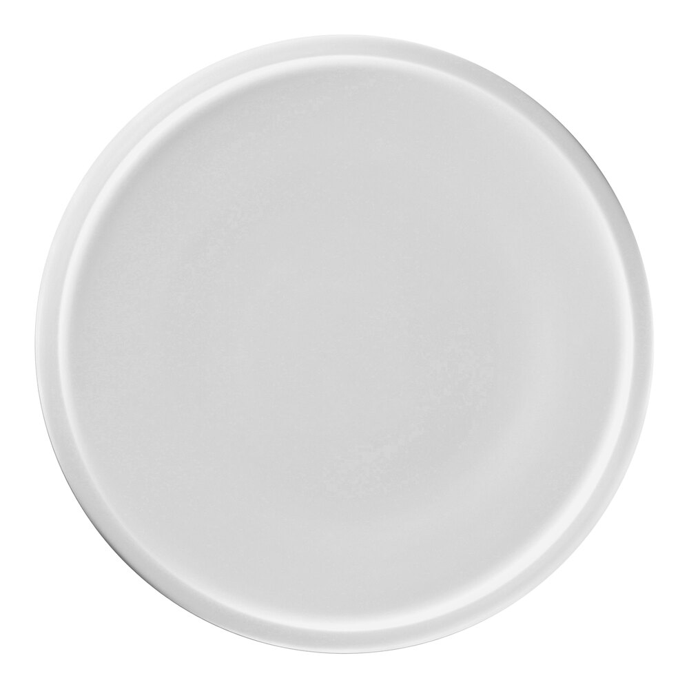 RAK Porcelain Ease 10 13/16" White Flat Coupe Porcelain Plate - 6/Case