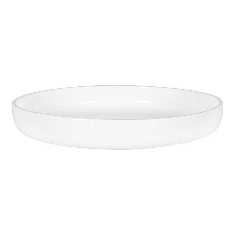 RAK Porcelain Ease 11 11/16" White Round Deep Porcelain Plate - 2/Case