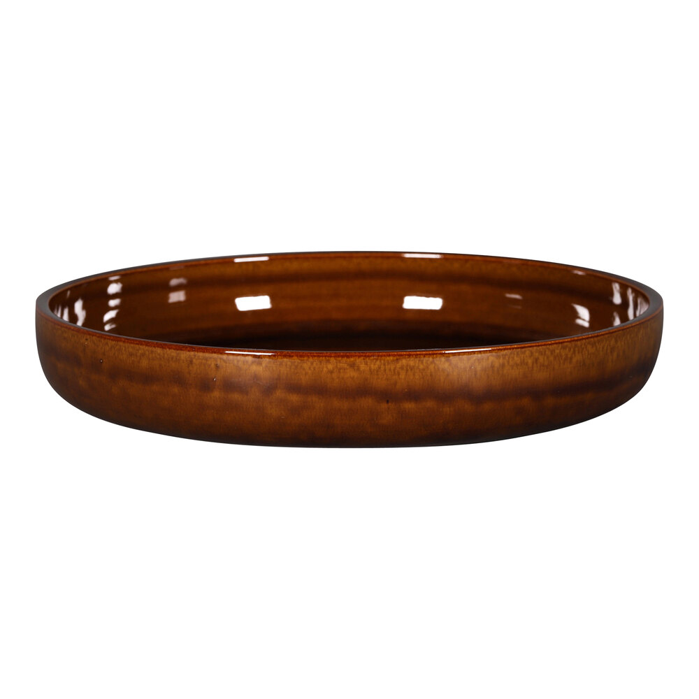 RAK Porcelain Ease 11" Honey Round Deep Porcelain Plate - 2/Case