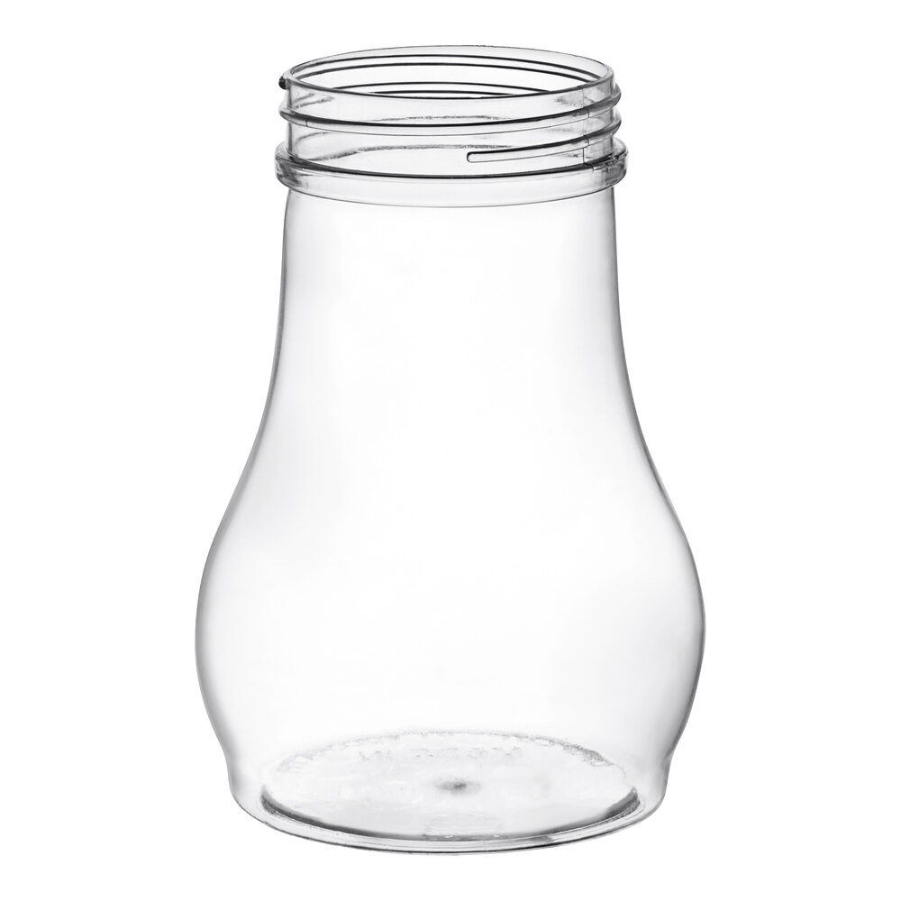 Vollrath 1212LJ Dripcut® 10 oz. Clear Polycarbonate Teardrop Syrup Server Jar