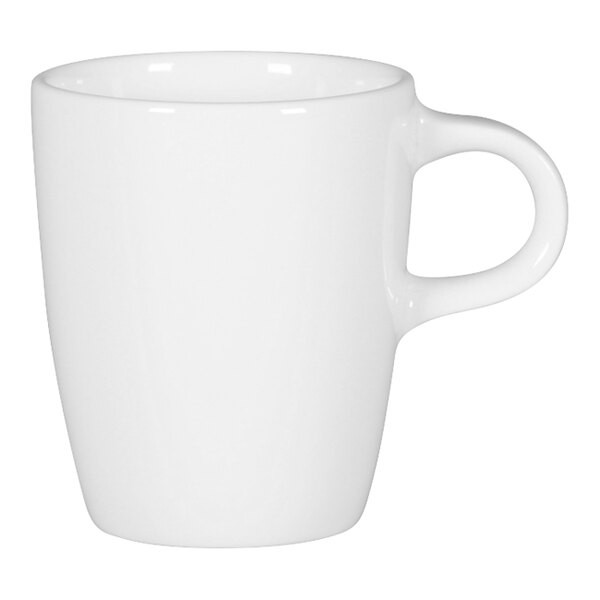 RAK Porcelain Ease 3 oz. White Porcelain Espresso Cup - 12/Case