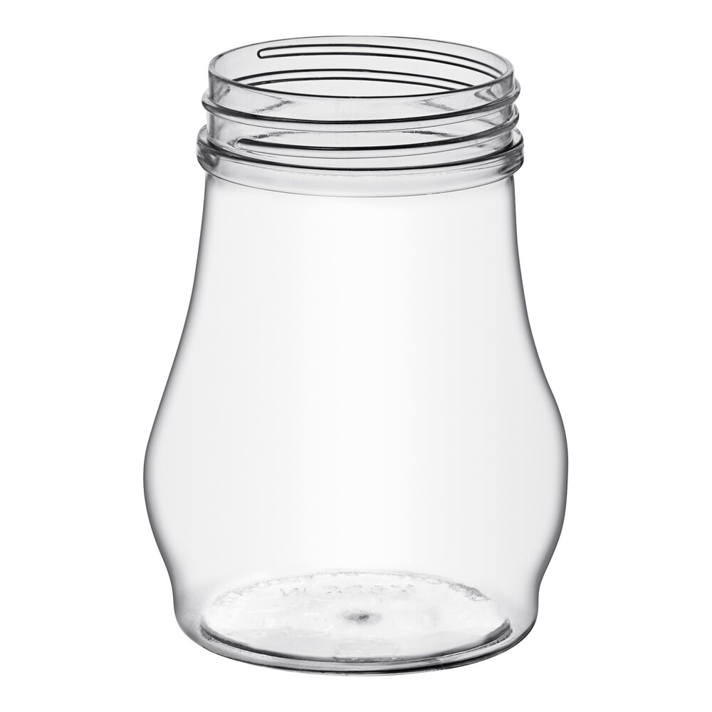 Vollrath 1206LJ Dripcut® 7 oz. Clear Polycarbonate Teardrop Syrup Server Jar