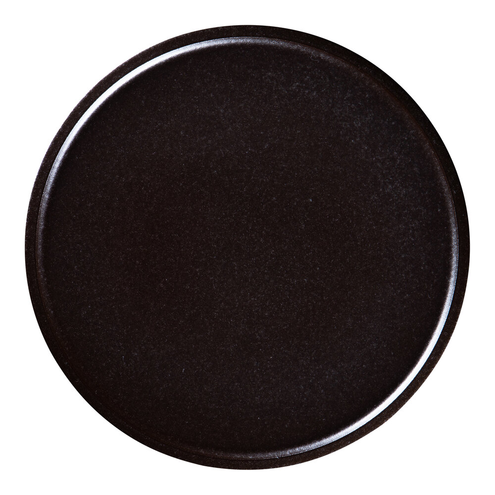 RAK Porcelain Ease 12 1/2" Forge Flat Coupe Porcelain Plate - 6/Case