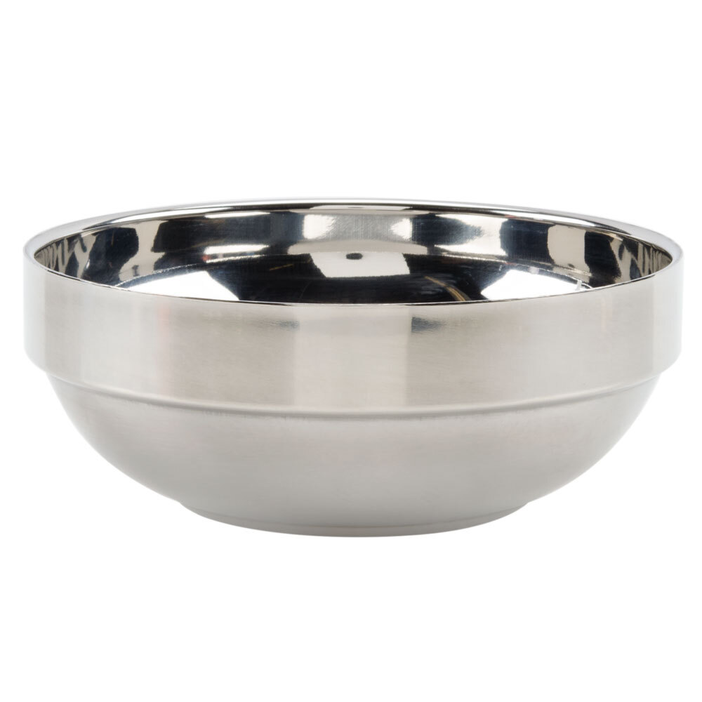 American Metalcraft SDWB55 16 oz. Round Double Wall Stainless Steel Serving Bowl