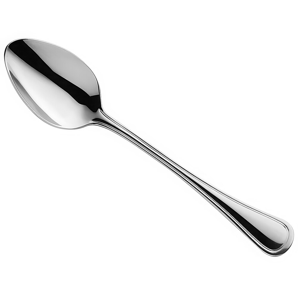 Amefa Rossini 8 1/16" 18/0 Stainless Steel Heavy Weight Tablespoon / Serving Spoon - 12/Case