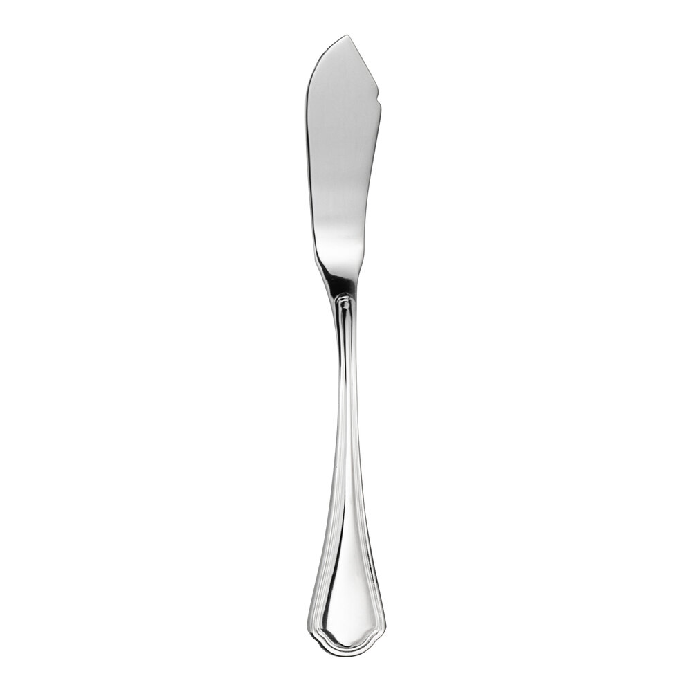 WNK Leopardi from Steelite International 6" 18/10 Stainless Steel Extra Heavy Weight Butter Spreader - 12/Case