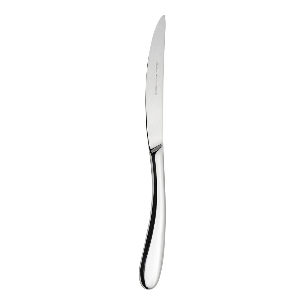 WNK Ovation from Steelite International 9 1/2" 18/10 Stainless Steel Extra Heavy Weight Dinner Knife - 12/Case