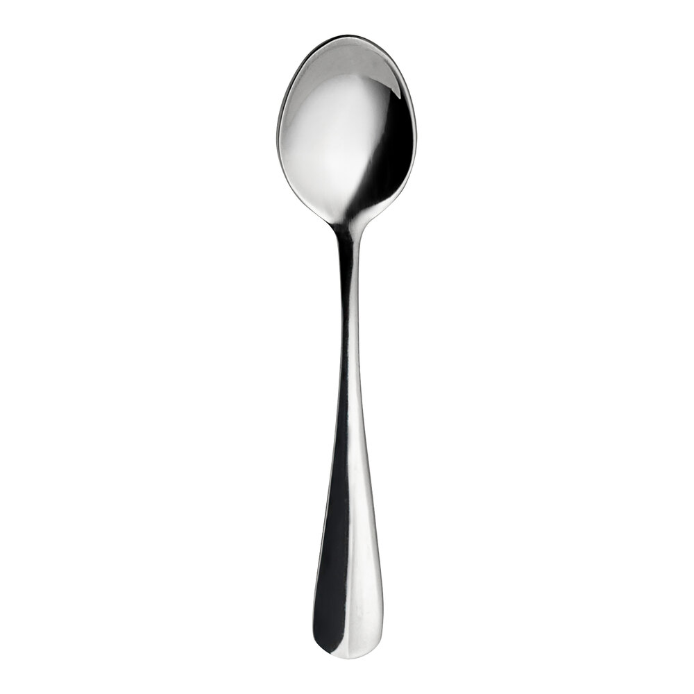 WNK Baguette from Steelite International 4 1/2" 18/10 Stainless Steel Extra Heavy Weight Demitasse Spoon - 12/Case