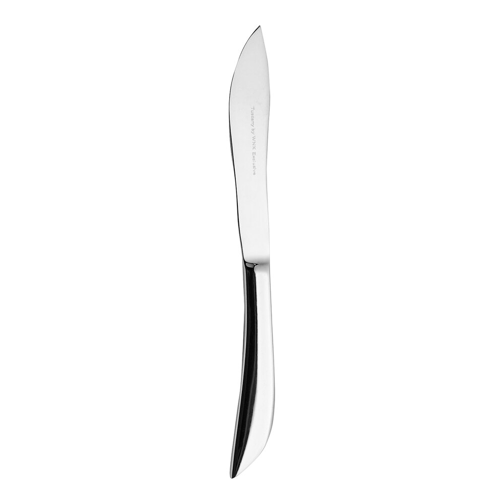 WNK Tuscany from Steelite International 7 1/4" 18/10 Stainless Steel Extra Heavy Weight Butter Knife - 12/Case