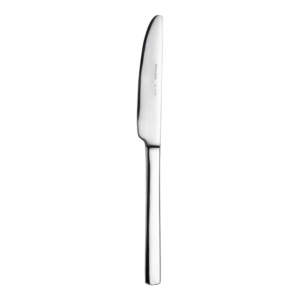 WNK Silhouette from Steelite International 9 3/8" 18/10 Stainless Steel Extra Heavy Weight Dinner Knife - 12/Case