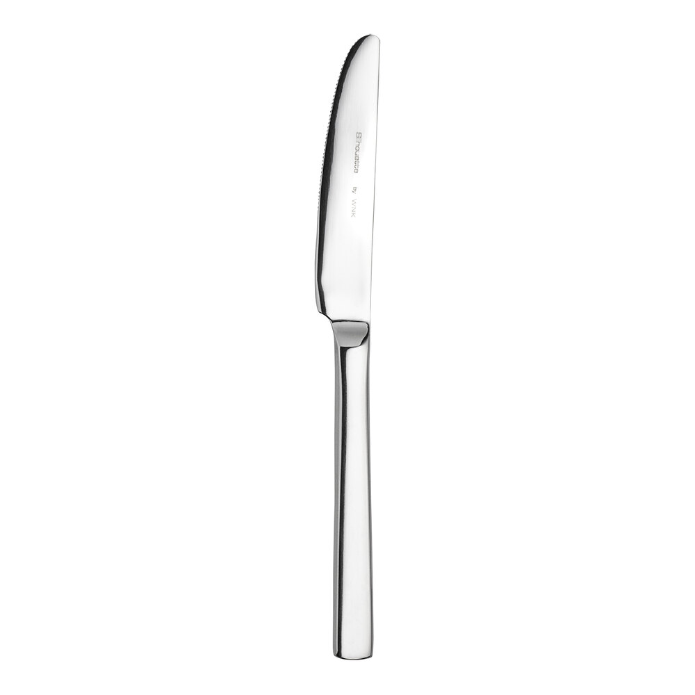 WNK Silhouette from Steelite International 8 3/8" 18/10 Stainless Steel Extra Heavy Weight Dessert Knife - 12/Case