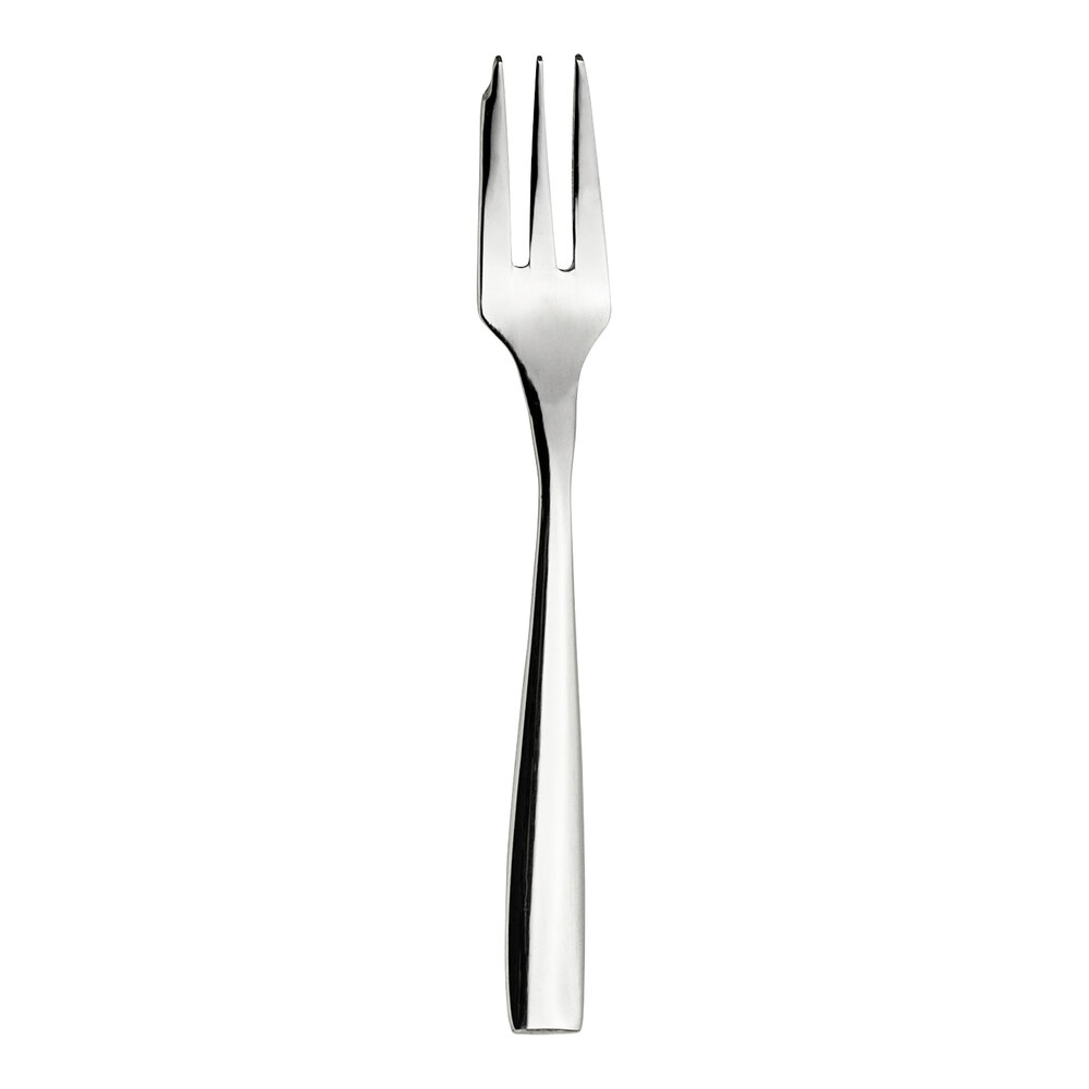 WNK Zen from Steelite International 5 3/8" 18/10 Stainless Steel Extra Heavy Weight Cocktail Fork - 12/Case