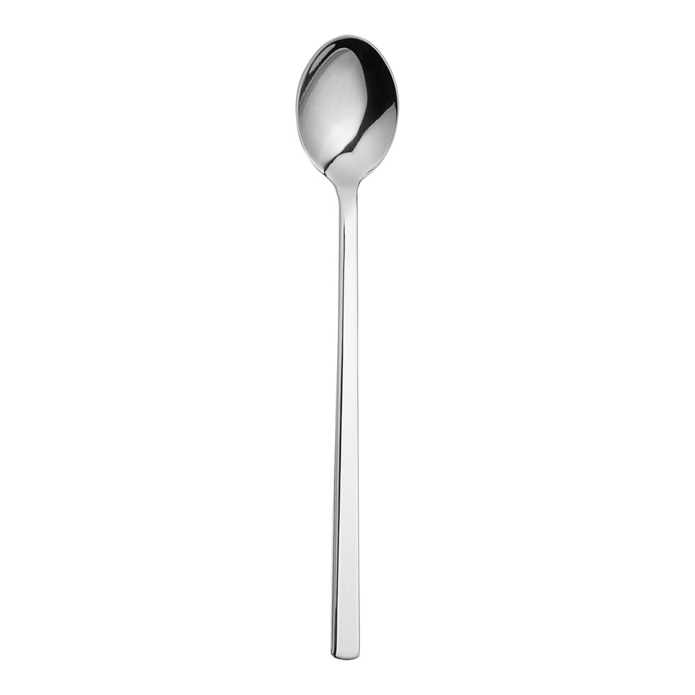 WNK Silhouette from Steelite International 7 7/8" 18/10 Stainless Steel Extra Heavy Weight Iced Tea Spoon - 12/Case